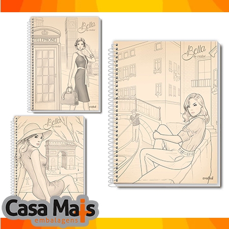 CADERNO UNIVERSITARIO 1MAT. BELLA CREDEAL