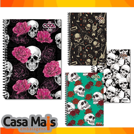 CADERNO UNIVERSITARIO 1MAT. COOL NOVA