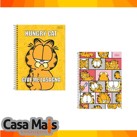 CADERNO UNIVERSITARIO 1MAT. GARFIELD TILIBRA