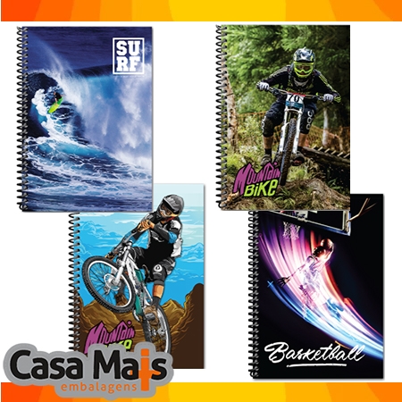 CADERNO UNIVERSITARIO 1MAT.  VIBE SPORTS NOVA