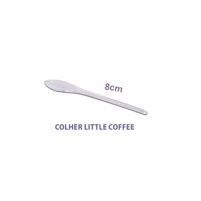 COLHER LITTLE COFFEE CRISTAL COM 200UN PRAFESTA