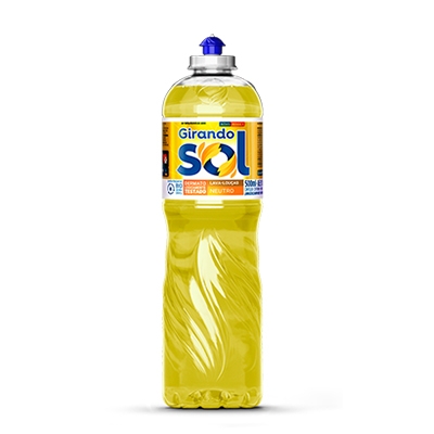 DETERGENTE LAVA LOUÇA 500ML NEUTRO GIRANDO SOL