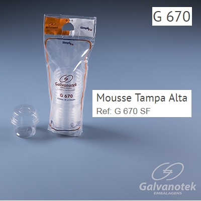 G670 POTE QUADRADO 110ML COM 10UN GALVANOTEK