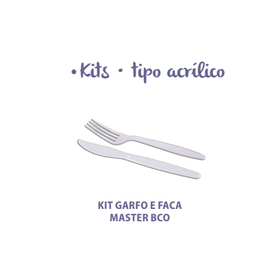 Kit Garfo E Faca RefeiÇÃo Master Prafesta