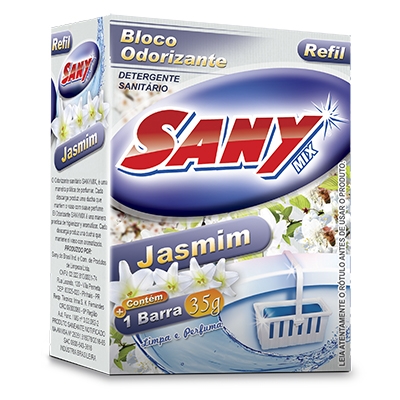 PEDRA SANITÁRIA COM CESTO 35G JASMIM SANY