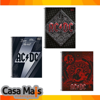 CADERNO UNIVERSITARIO 1MAT. AC/DC TILIBRA