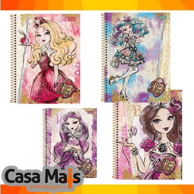 CADERNO UNIVERSITARIO 1MAT. EVER AFTER HIGH TILIBRA