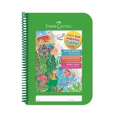 CADERNO UNIVERSITÁRIO CRIATIVO 96FL VERDE FABER CASTEL