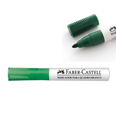 MARCADOR PARA QUADRO BRANCO - VERDE FABER CASTELL