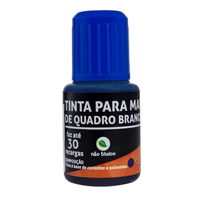 TINTA PARA MARCADOR QUADRO BRANCO AZUL JOCAR OFFICE